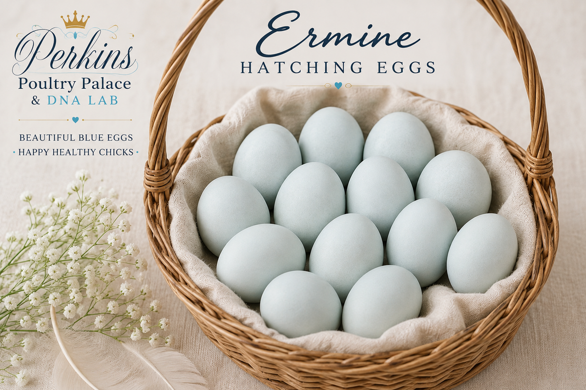 Ermine Ameracauna Hatching Eggs
