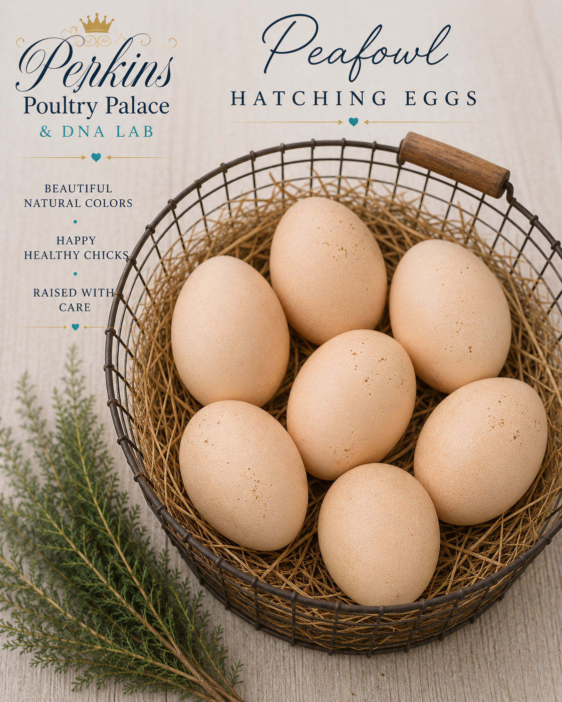 Peafowl Hatching Eggs
